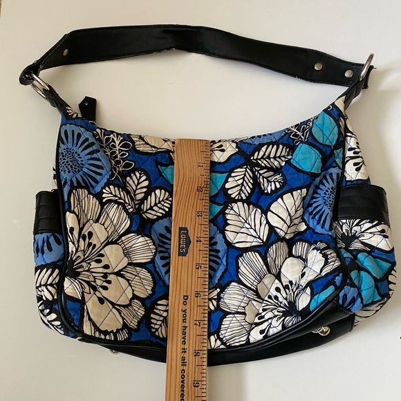 Vera Bradley Emily Satchel Purse Blue Bayou - Picture 5 of 10